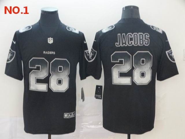 Men's Las Vegas Raiders #28 Josh Jacobs Jerseys-12